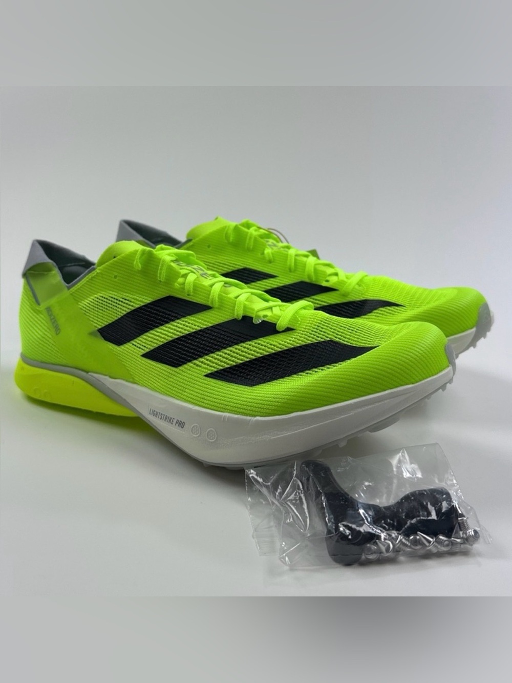 Adidas Adizero Avanti Men 12.5 Green Running Shoes Track And Field Spikes IG1989